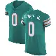 ＃0 Men's Bump Cooper Jr. Green Elite Miami Dolphins Aqua Alternate Vapor Untouchable Jersey