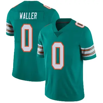 ＃0 Men's Darren Waller Aqua Limited Miami Dolphins Alternate Vapor Untouchable Jersey