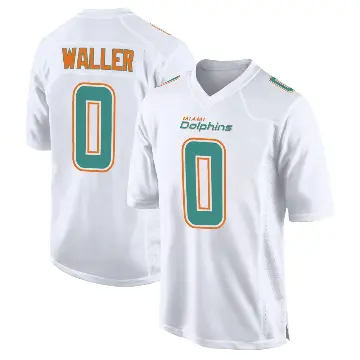＃0 Men's Darren Waller White Game Miami Dolphins Fashion Jersey