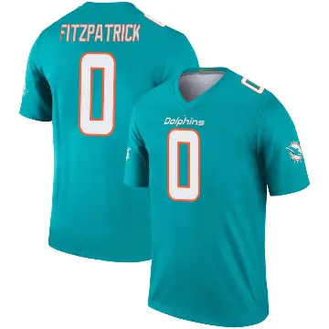 ＃0 Men's Minkah Fitzpatrick Aqua Legend Miami Dolphins Jersey