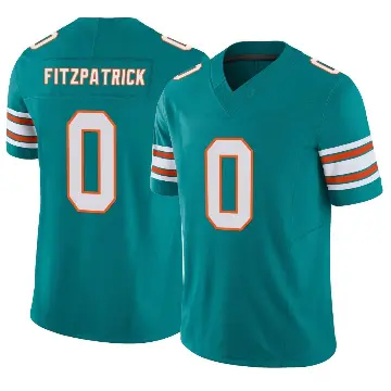 ＃0 Men's Minkah Fitzpatrick Aqua Limited Miami Dolphins Alternate Vapor F.U.S.E. Jersey