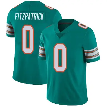 ＃0 Men's Minkah Fitzpatrick Aqua Limited Miami Dolphins Alternate Vapor Untouchable Jersey