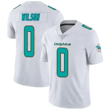 ＃0 Men's Zach Wilson White Miami Dolphins limited Vapor Untouchable Jersey