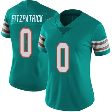 ＃0 Women's Minkah Fitzpatrick Aqua Limited Miami Dolphins Alternate Vapor Untouchable Jersey