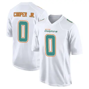 ＃0 Youth Bump Cooper Jr. White Game Miami Dolphins Fashion Jersey