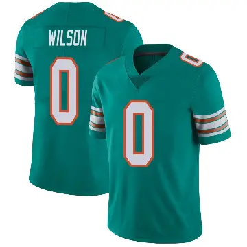 ＃0 Youth Zach Wilson Aqua Limited Miami Dolphins Alternate Vapor Untouchable Jersey
