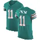 ＃11 Men's Tyrel Dodson Green Elite Miami Dolphins Aqua Alternate Vapor Untouchable Jersey