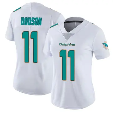 ＃11 Women's Tyrel Dodson White Miami Dolphins limited Vapor Untouchable Jersey