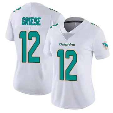 ＃12 Women's Bob Griese White Miami Dolphins limited Vapor Untouchable Jersey