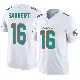 ＃16 Youth Brett Gabbert White Limited Miami Dolphins Vapor F.U.S.E. Jersey