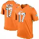 ＃17 Youth Jaylen Waddle Orange Legend Miami Dolphins Color Rush Jersey