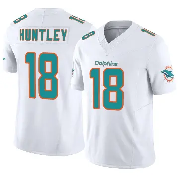 ＃18 Youth Tyler Huntley White Limited Miami Dolphins Vapor F.U.S.E. Jersey