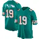 ＃19 Men's Andrew Armstrong Aqua Game Miami Dolphins Alternate Jersey