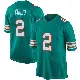 ＃2 Youth Bradley Chubb Aqua Game Miami Dolphins Alternate Jersey