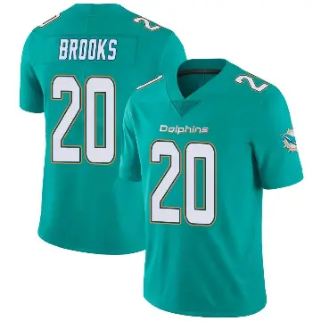 ＃20 Youth Jordyn Brooks Aqua Limited Miami Dolphins Team Color Vapor Untouchable Jersey