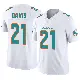 ＃21 Youth Ashtyn Davis White Limited Miami Dolphins Vapor F.U.S.E. Jersey