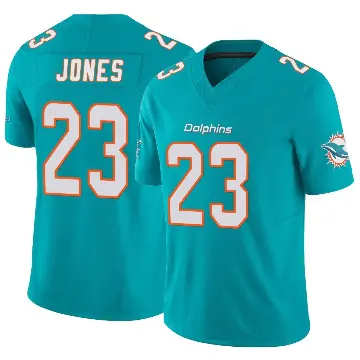 ＃23 Men's Jack Jones Aqua Limited Miami Dolphins Vapor F.U.S.E. Jersey
