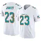 ＃23 Men's Jack Jones White Limited Miami Dolphins Vapor F.U.S.E. Jersey