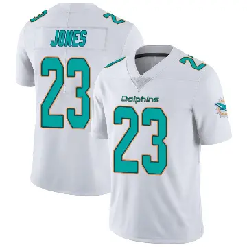 ＃23 Men's Jack Jones White Miami Dolphins limited Vapor Untouchable Jersey