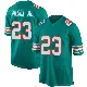 ＃23 Men's Jeff Wilson Jr. Aqua Game Miami Dolphins Alternate Jersey