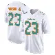 ＃23 Men's Jeff Wilson Jr. White Game Miami Dolphins Fashion Jersey