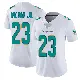 ＃23 Women's Jeff Wilson Jr. White Miami Dolphins limited Vapor Untouchable Jersey