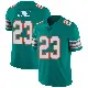 ＃23 Youth Jack Jones Aqua Limited Miami Dolphins Alternate Vapor Untouchable Jersey