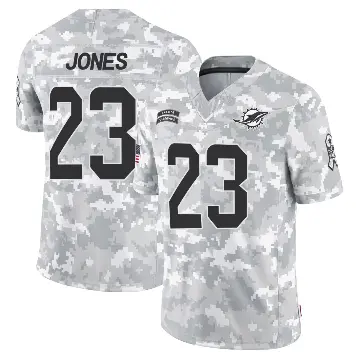 ＃23 Youth Jack Jones Arctic Camo Limited Miami Dolphins 2024 Salute to Service Jersey