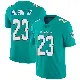 ＃23 Youth Jeff Wilson Jr. Aqua Limited Miami Dolphins Team Color Vapor Untouchable Jersey