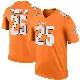 ＃25 Men's Dante Trader Jr. Orange Legend Miami Dolphins Color Rush Jersey