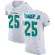 ＃25 Men's Dante Trader Jr. White Elite Miami Dolphins Vapor Untouchable Jersey