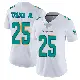 ＃25 Women's Dante Trader Jr. White Miami Dolphins limited Vapor Untouchable Jersey