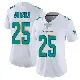 ＃25 Women's Xavien Howard White Miami Dolphins limited Vapor Untouchable Jersey