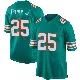 ＃25 Youth Dante Trader Jr. Aqua Game Miami Dolphins Alternate Jersey