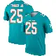 ＃25 Youth Dante Trader Jr. Aqua Legend Miami Dolphins Jersey