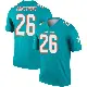 ＃26 Men's Cornell Armstrong Aqua Legend Miami Dolphins Jersey