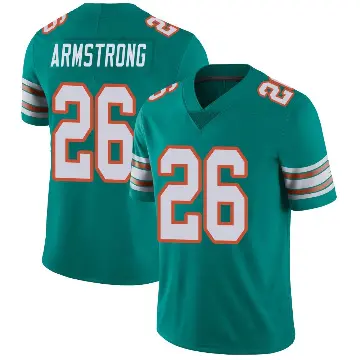 ＃26 Men's Cornell Armstrong Aqua Limited Miami Dolphins Alternate Vapor Untouchable Jersey