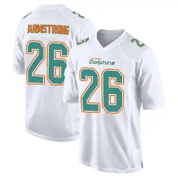 ＃26 Youth Cornell Armstrong White Game Miami Dolphins Fashion Jersey