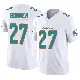 ＃27 Men's Ethan Bonner White Limited Miami Dolphins Vapor F.U.S.E. Jersey