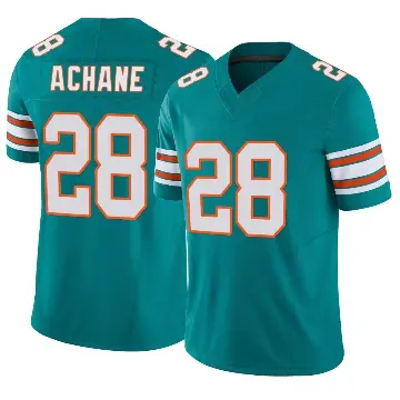 ＃28 Men's De'Von Achane Aqua Limited Miami Dolphins Alternate Vapor F.U.S.E. Jersey