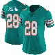 ＃28 Women's De'Von Achane Aqua Limited Miami Dolphins Alternate Vapor Untouchable Jersey