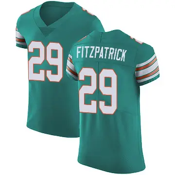 ＃29 Men's Minkah Fitzpatrick Green Elite Miami Dolphins Aqua Alternate Vapor Untouchable Jersey