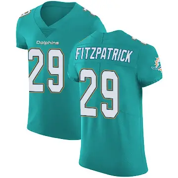 ＃29 Men's Minkah Fitzpatrick Green Elite Miami Dolphins Aqua Team Color Vapor Untouchable Jersey