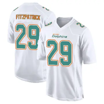 ＃29 Men's Minkah Fitzpatrick White Game Miami Dolphins Fashion Jersey