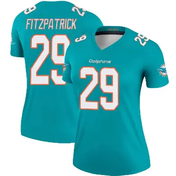 ＃29 Women's Minkah Fitzpatrick Aqua Legend Miami Dolphins Jersey