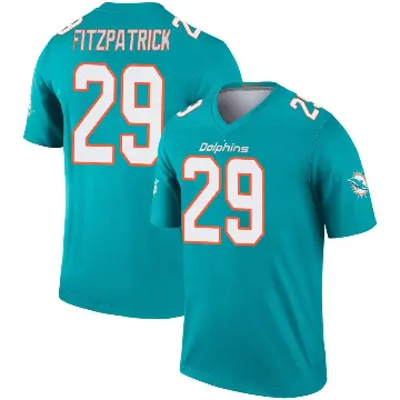 ＃29 Youth Minkah Fitzpatrick Aqua Legend Miami Dolphins Jersey