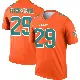 ＃29 Youth Minkah Fitzpatrick Orange Legend Miami Dolphins Inverted Jersey