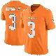 ＃3 Men's Odell Beckham Jr. Orange Limited Miami Dolphins Color Rush Jersey
