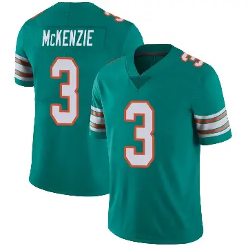 ＃3 Youth Isaiah McKenzie Aqua Limited Miami Dolphins Alternate Vapor Untouchable Jersey