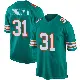 ＃31 Men's Ollie Gordon II Aqua Game Miami Dolphins Alternate Jersey